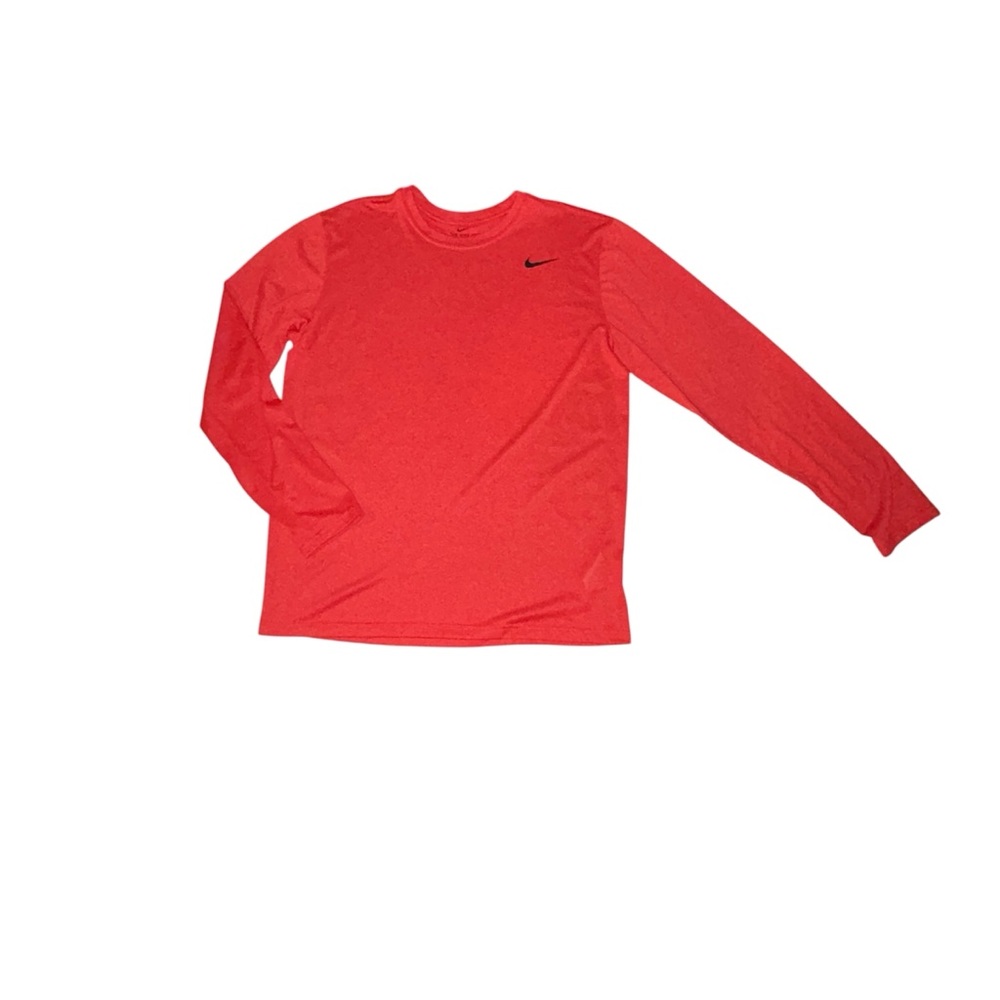 Nike Men’s size Large Red Long Sleeve Dri-Fit Shirt